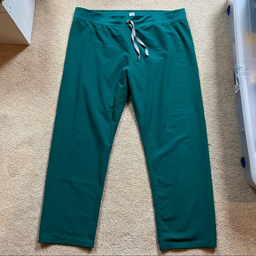 Hunter green Livingston scrub pant
